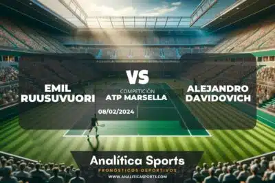 Pronóstico Emil Ruusuvuori – Alejandro Davidovich Fokina | ATP Marsella (08/02/2024)