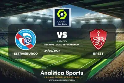 Pronóstico Estrasburgo – Brest | Ligue 1 (24/02/2024)