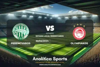 Pronóstico Ferencvaros – Olympiakos | Europa League (22/02/2024)