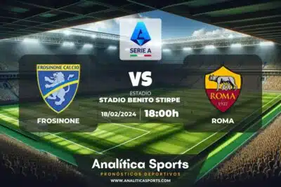 Pronóstico Frosinone – Roma | Serie A (18/02/2024)