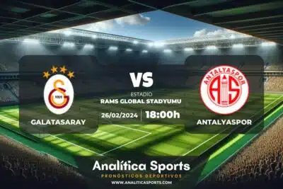 Pronóstico Galatasaray – Antalyaspor | Superliga Turquía (26/02/2024)