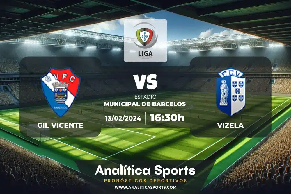 Pronóstico Gil Vicente – Vizela | Liga Portugal (13/02/2024)