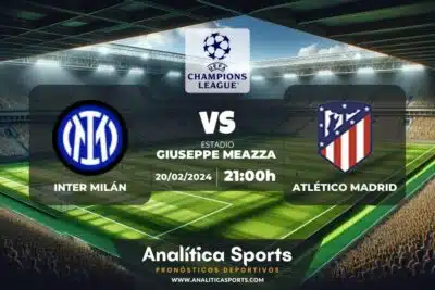 Pronóstico Inter Milán – Atlético Madrid | Champions League (20/02/2024)