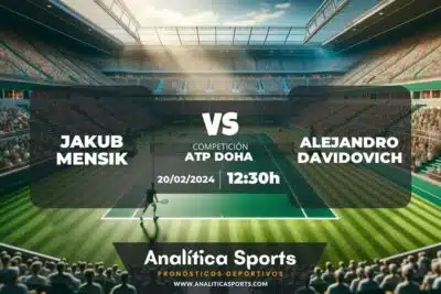 Pronóstico Jakub Mensik – Alejandro Davidovich Fokina | ATP Doha (20/02/2024)