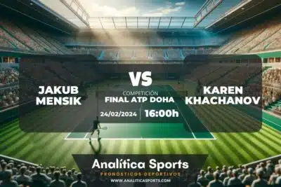 Pronóstico Jakub Mensik – Karen Khachanov | Final ATP Doha (24/02/2024)