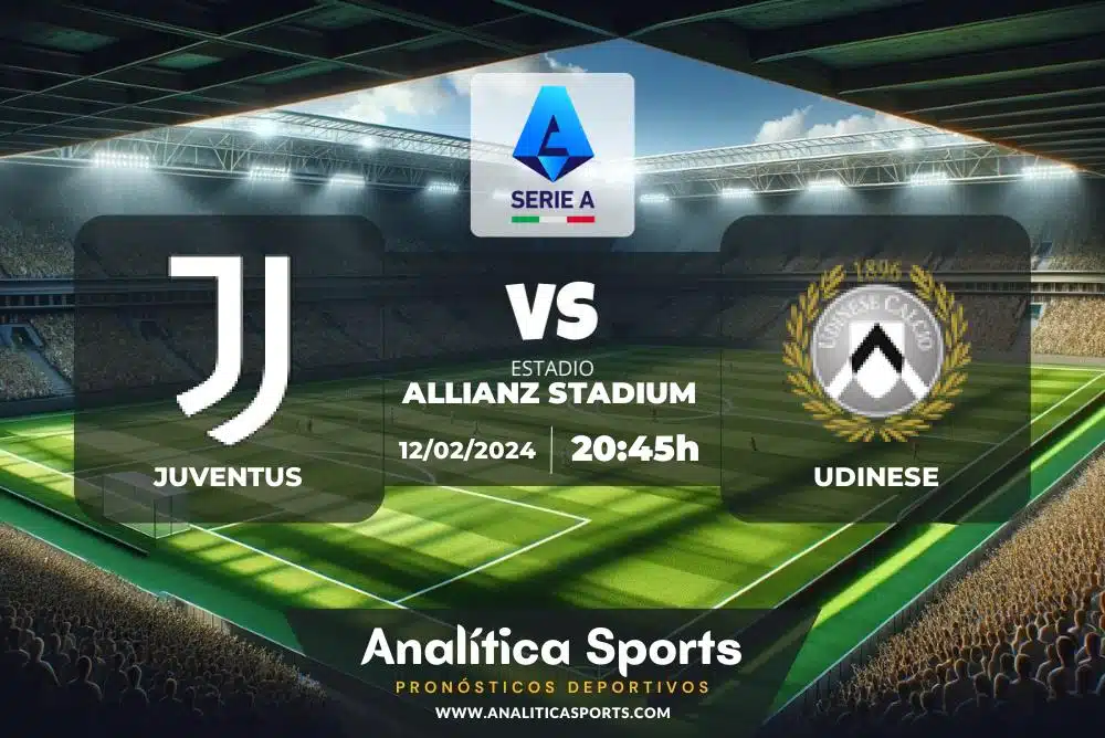 Pronóstico Juventus – Udinese | Serie A (12/02/2024)