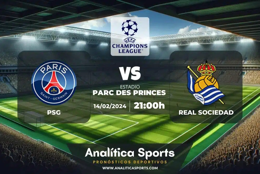 Pronóstico PSG – Real Sociedad | Champions League (14/02/2024)
