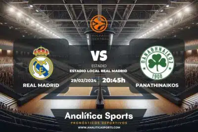Pronóstico Real Madrid – Panathinaikos | Euroliga (29/02/2024)