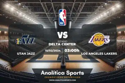 Pronóstico Utah Jazz – Los Angeles Lakers | NBA (15/02/2024)