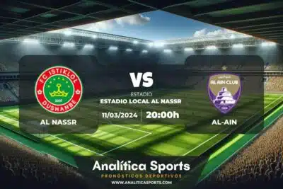 Pronóstico Al Nassr – Al-Ain | Champions League Asia (11/03/2024)