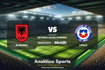 Pronóstico Albania – Chile | Amistoso (22/03/2024)