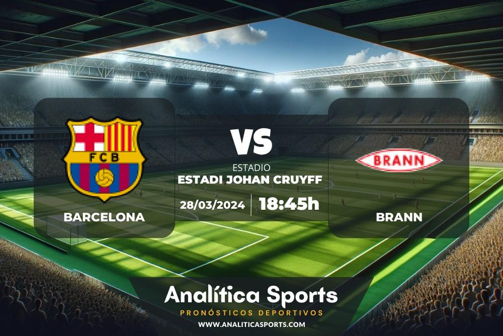 Pronóstico Barcelona – Brann | Champions League Femenina (28/03/2024)