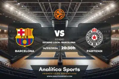 Pronóstico Barcelona – Partizan | Euroliga (14/03/2024)