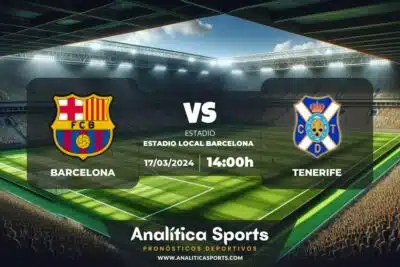 Pronóstico Barcelona – Tenerife | Liga F (17/03/2024)