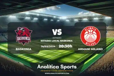 Pronóstico Baskonia – Armani Milano | Euroleague (14/03/2024)