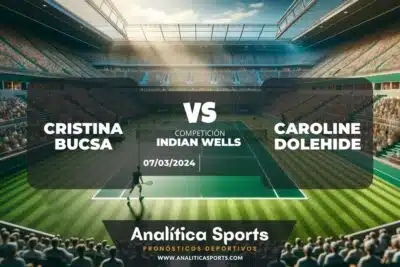 Pronóstico Cristina Bucsa – Caroline Dolehide | Indian Wells (07/03/2024)