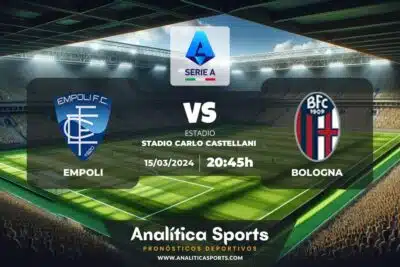 Pronóstico Empoli – Bologna | Serie A (15/03/2024)