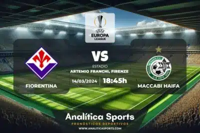 Pronóstico Fiorentina – Maccabi Haifa | Conference League (14/03/2024)