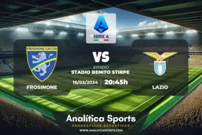 Pronóstico Frosinone – Lazio | Serie A (16/03/2024)