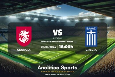 Pronóstico Georgia – Grecia | Final Playoffs Eurocopa 2024 (26/03/2024)