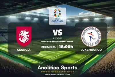 Pronóstico Georgia – Luxemburgo | Playoffs Eurocopa 2024 (21/03/2024)