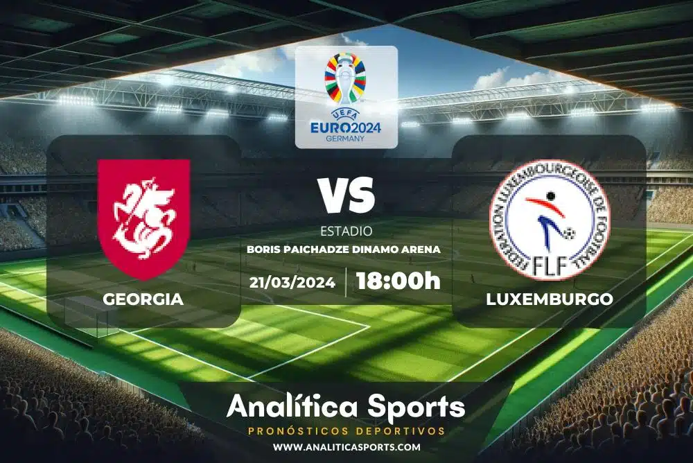 Pronóstico Georgia – Luxemburgo | Playoffs Eurocopa 2024 (21/03/2024)