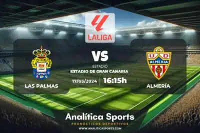 Pronóstico Las Palmas – Almería | LaLiga EA Sports (17/03/2024)