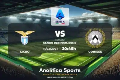 Pronóstico Lazio – Udinese | Serie A (11/03/2024)