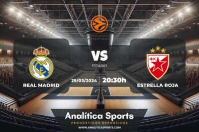 Pronóstico Real Madrid – Estrella Roja | Euroliga (29/03/2024)