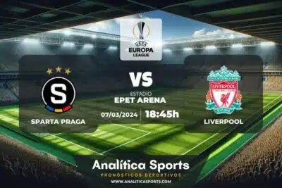 Pronóstico Sparta Praga – Liverpool | Europa League (07/03/2024)