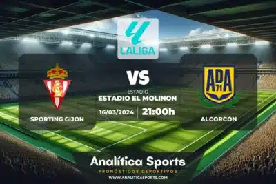 Pronóstico Sporting Gijón – Alcorcón | LaLiga 2 Hypermotion (16/03/2024)