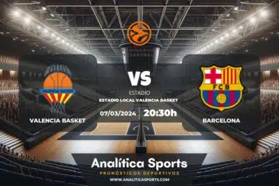 Pronóstico Valencia Basket – Barcelona | Euroliga (07/03/2024)