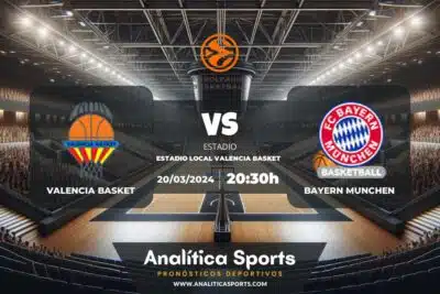 Pronóstico Valencia Basket – Bayern Munchen | Euroliga (20/03/2024)