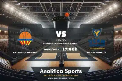 Pronóstico Valencia Basket – UCAM Murcia | Liga Endesa (24/03/2024)