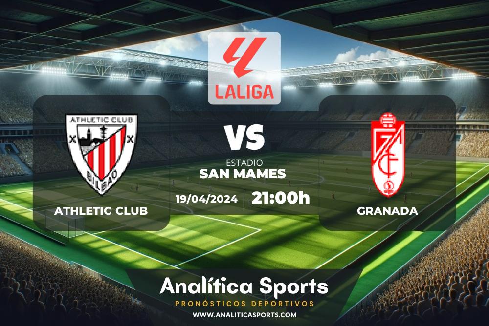 Pronóstico Athletic Club – Granada | LaLiga EA Sports (19/04/2024)