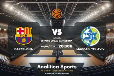Pronóstico Barcelona – Maccabi Tel Aviv | Euroliga (04/04/2024)