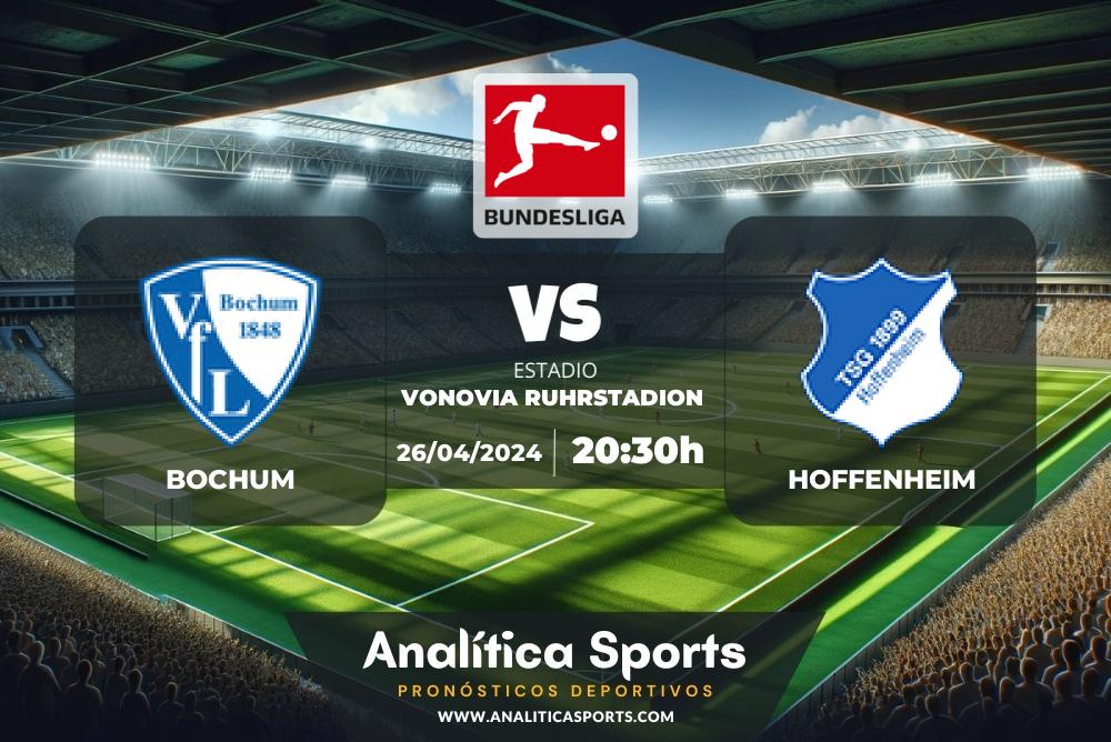 Pronóstico Bochum – Hoffenheim | Bundesliga (26/04/2024)