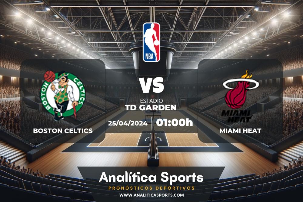 Pronóstico Boston Celtics – Miami Heat | NBA (25/04/2024)
