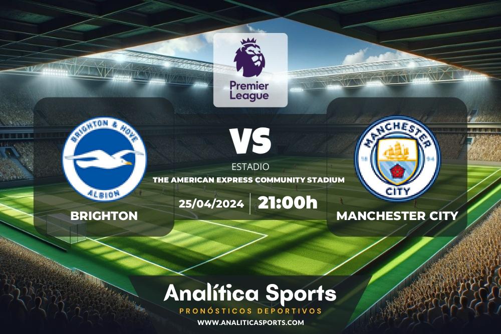 Pronóstico Brighton – Manchester City | Premier League (25/04/2024)