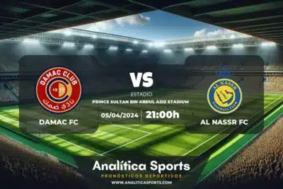 Pronóstico Damac FC – Al Nassr FC | Liga Profesional Saudí (05/04/2024)