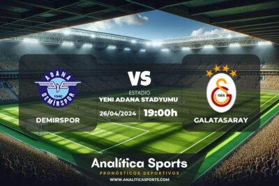 Pronóstico Demirspor – Galatasaray | Super Lig (26/04/2024)