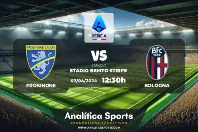 Pronóstico Frosinone – Bologna | Serie A (07/04/2024)