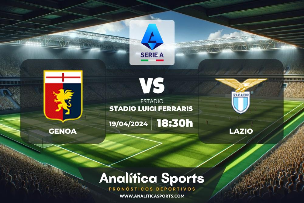 Pronóstico Genoa – Lazio | Serie A (19/04/2024)