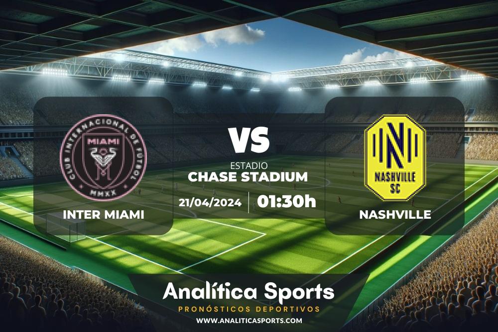 Pronóstico Inter Miami – Nashville | MLS (21/04/2024)