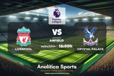 Pronóstico Liverpool – Crystal Palace | Premier League (14/04/2024)