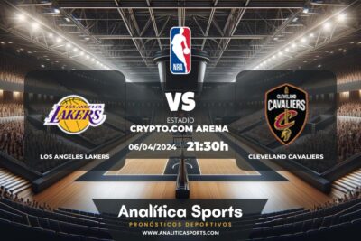 Pronóstico Los Angeles Lakers – Cleveland Cavaliers | NBA (06/04/2024)