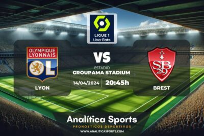 Pronóstico Lyon – Brest | Ligue 1 (14/04/2024)