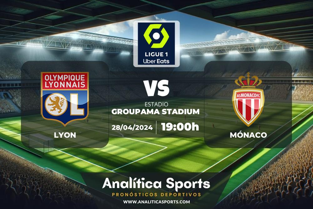 Pronóstico Lyon – Mónaco | Ligue 1 (28/04/2024)