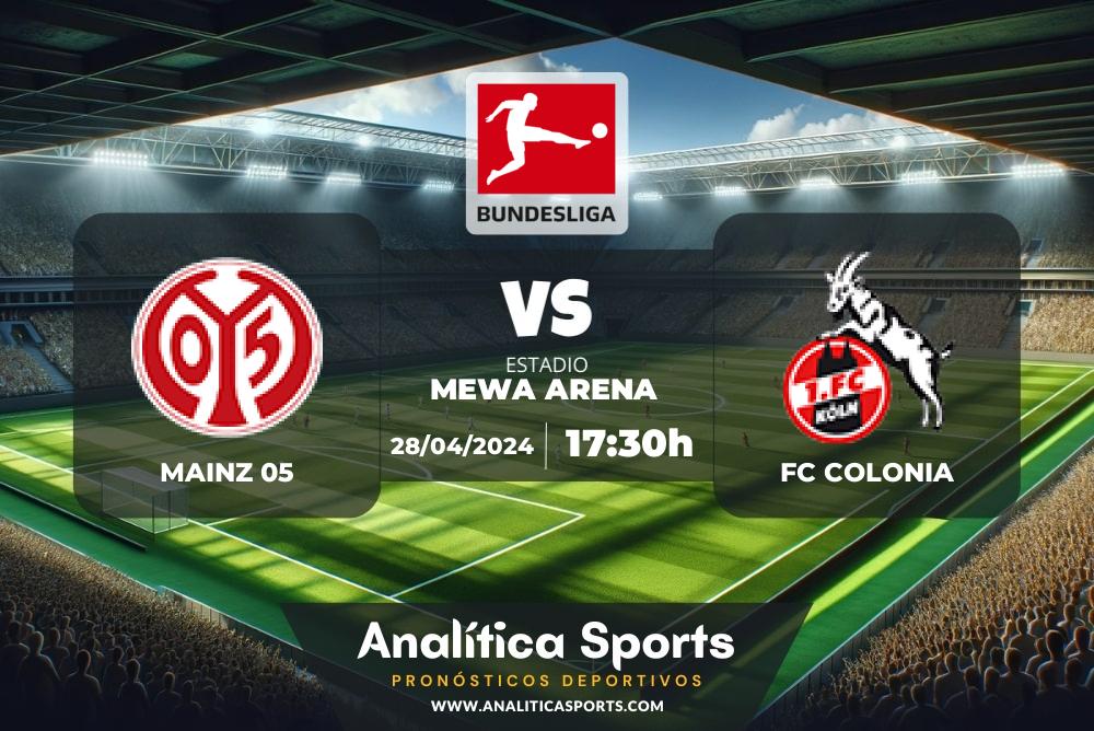 Pronóstico Mainz 05 – FC Colonia | Bundesliga (28/04/2024)