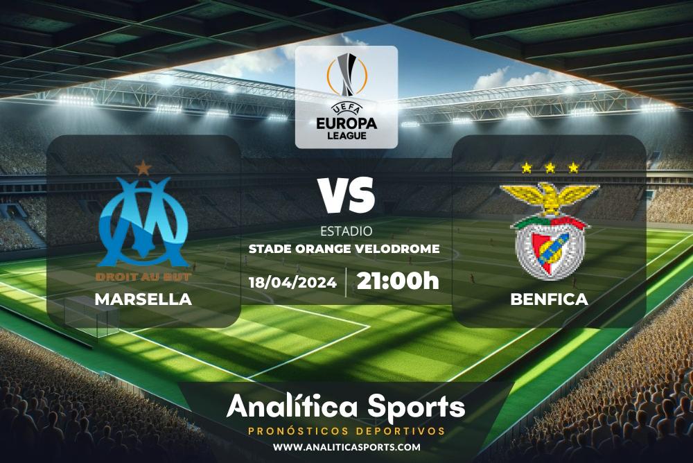 Pronóstico Marsella – Benfica | Europa League (18/04/2024)